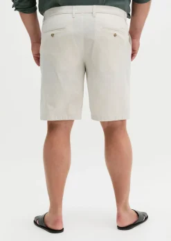 Shorts Model Reso Jogger regular aus Bio-Baumwoll-Leinen-Mix