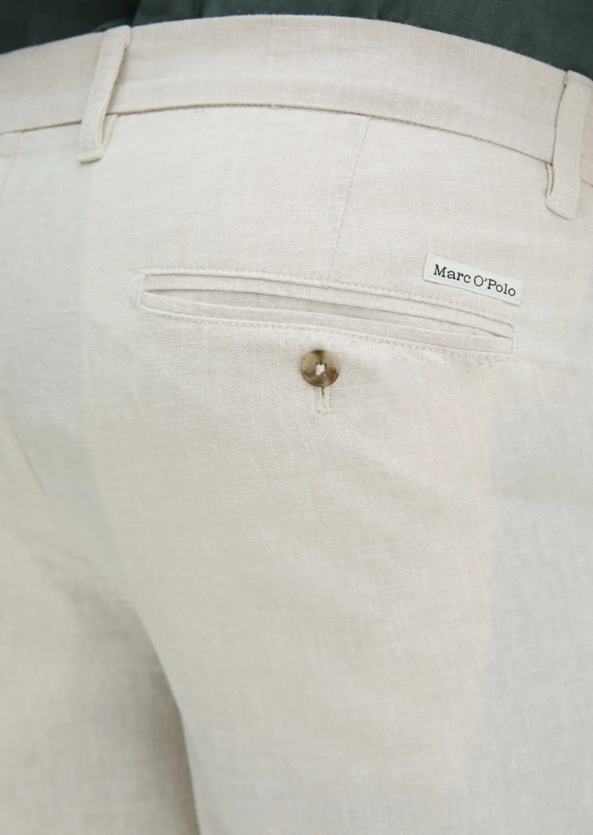 Shorts Model Reso Jogger regular aus Bio-Baumwoll-Leinen-Mix