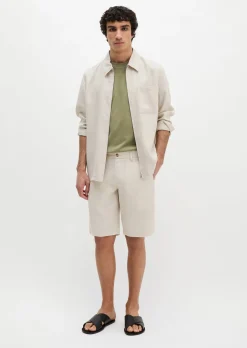 Shorts Model Reso Jogger regular aus europäischem Leinen