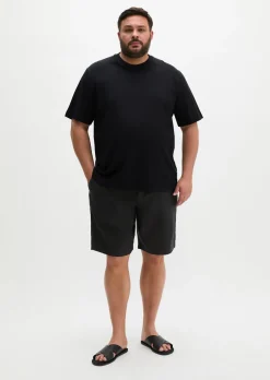 Shorts Model Reso Jogger regular aus reinem Leinen