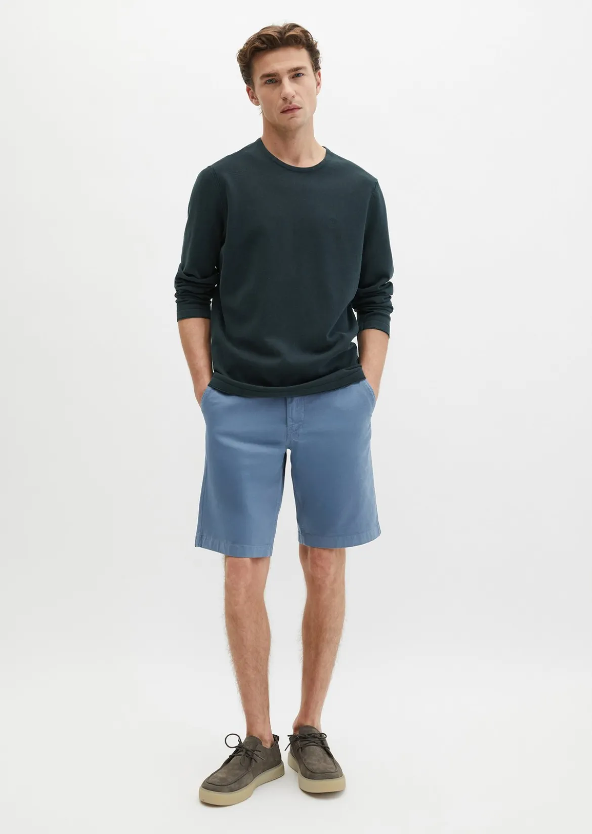 Shorts Model Reso Jogger regular in softer Twill Stretch-Qualität