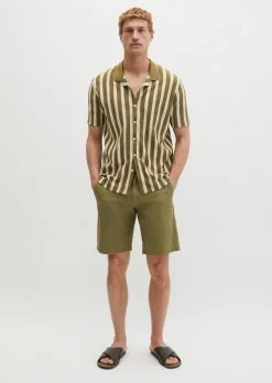 Shorts Model Reso regular aus leichtem Stretch-Twill