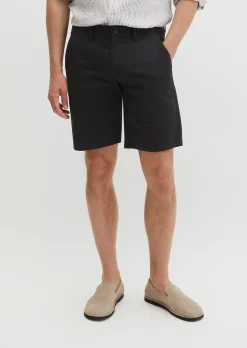 Shorts Model Reso regular aus leichtem Stretch-Twill