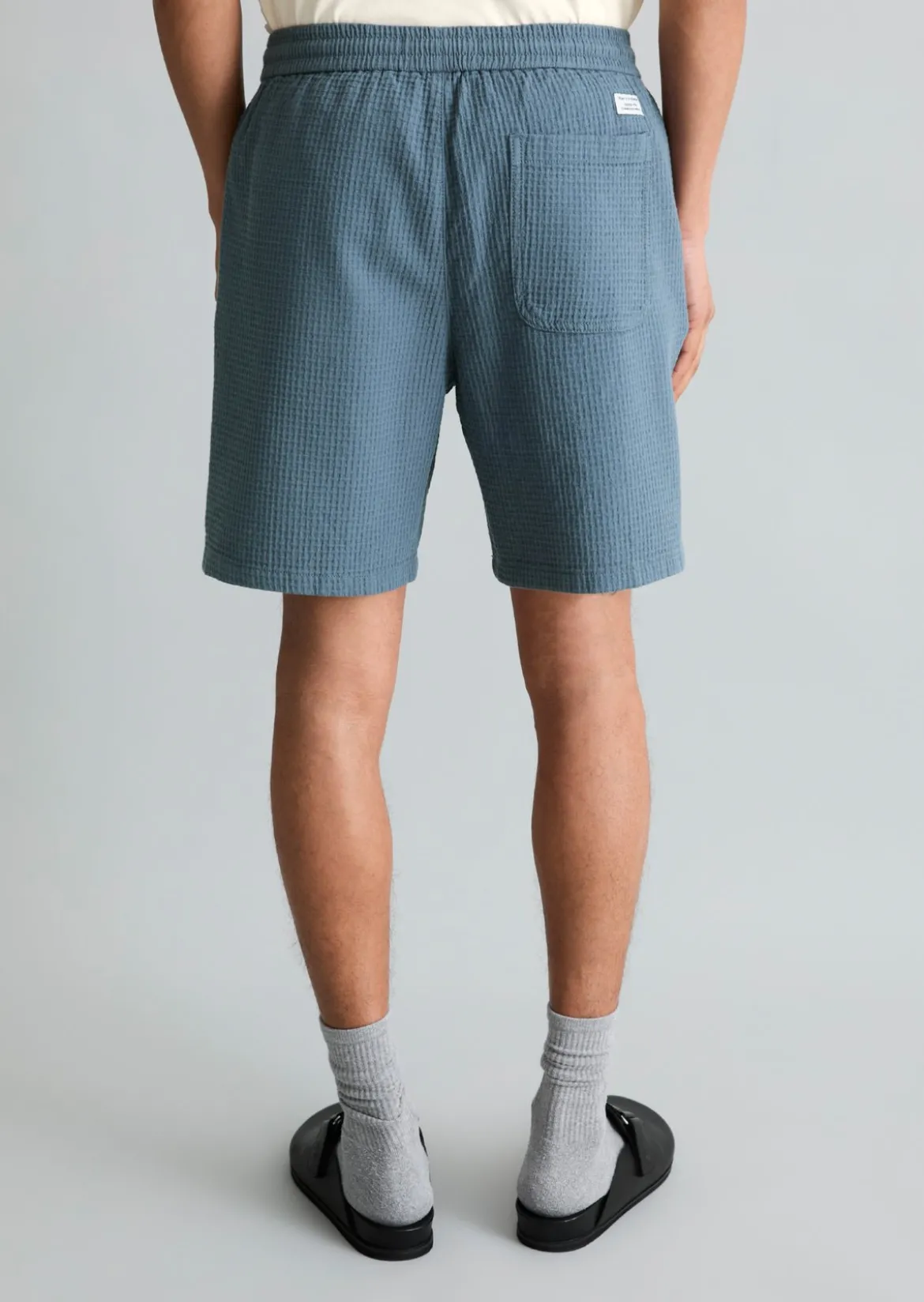 Shorts relaxed mit feiner Waffel-Struktur