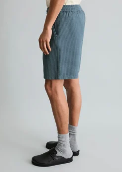 Shorts relaxed mit feiner Waffel-Struktur