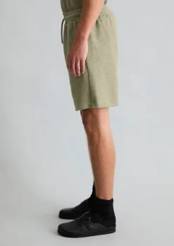 Shorts relaxed mit feiner Bouclé-Struktur