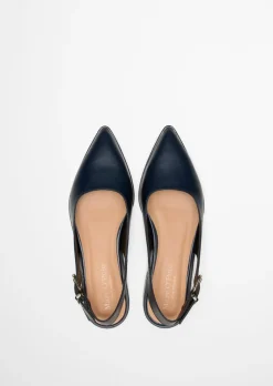 Slingback-Ballerina Model Camilla mit verstellbarem Riemen