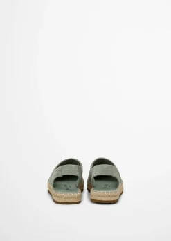 Slingback-Espadrilles Model Gem aus Suede-Ziegenleder