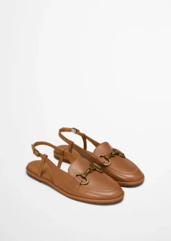 Slingback-Loafer Model Alva aus edlem Rindleder