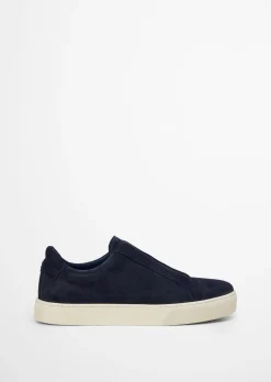 Slip-On Sneaker Model Agar aus weichem Veloursleder