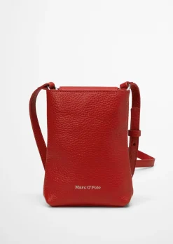 Smartphone-Tasche aus genarbtem Rindleder