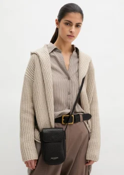 Smartphone-Tasche aus genarbtem Rindleder
