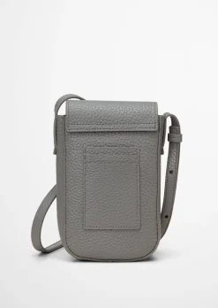 Smartphone-Tasche aus genarbtem Rindleder