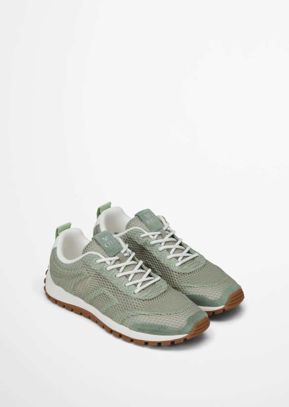 Sneaker Model Bella aus edlem Rindleder und Mesh-Einsatz