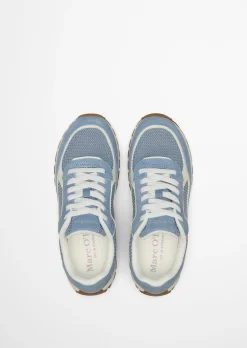 Sneaker Model Bella aus softem Veloursleder