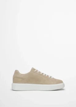 Sneaker Model Cedric aus weichem Velours-Rindleder