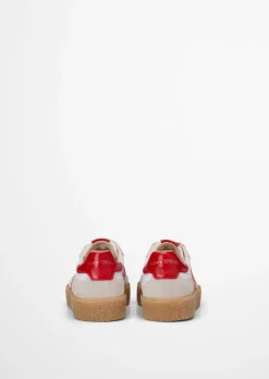 Sneaker Model Cortney aus Veloursleder mit Nyloneinsatz