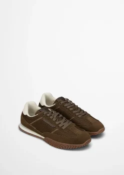 Sneaker Model Gustaf aus Leder und Polyester
