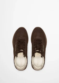 Sneaker Model Gustafina aus Leder und Polyester