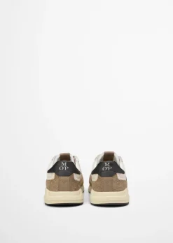 Sneaker Model Josef aus Mesh und Veloursleder