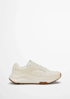 Sneaker Model Liv aus Rindleder mit Mesh-Einsatz