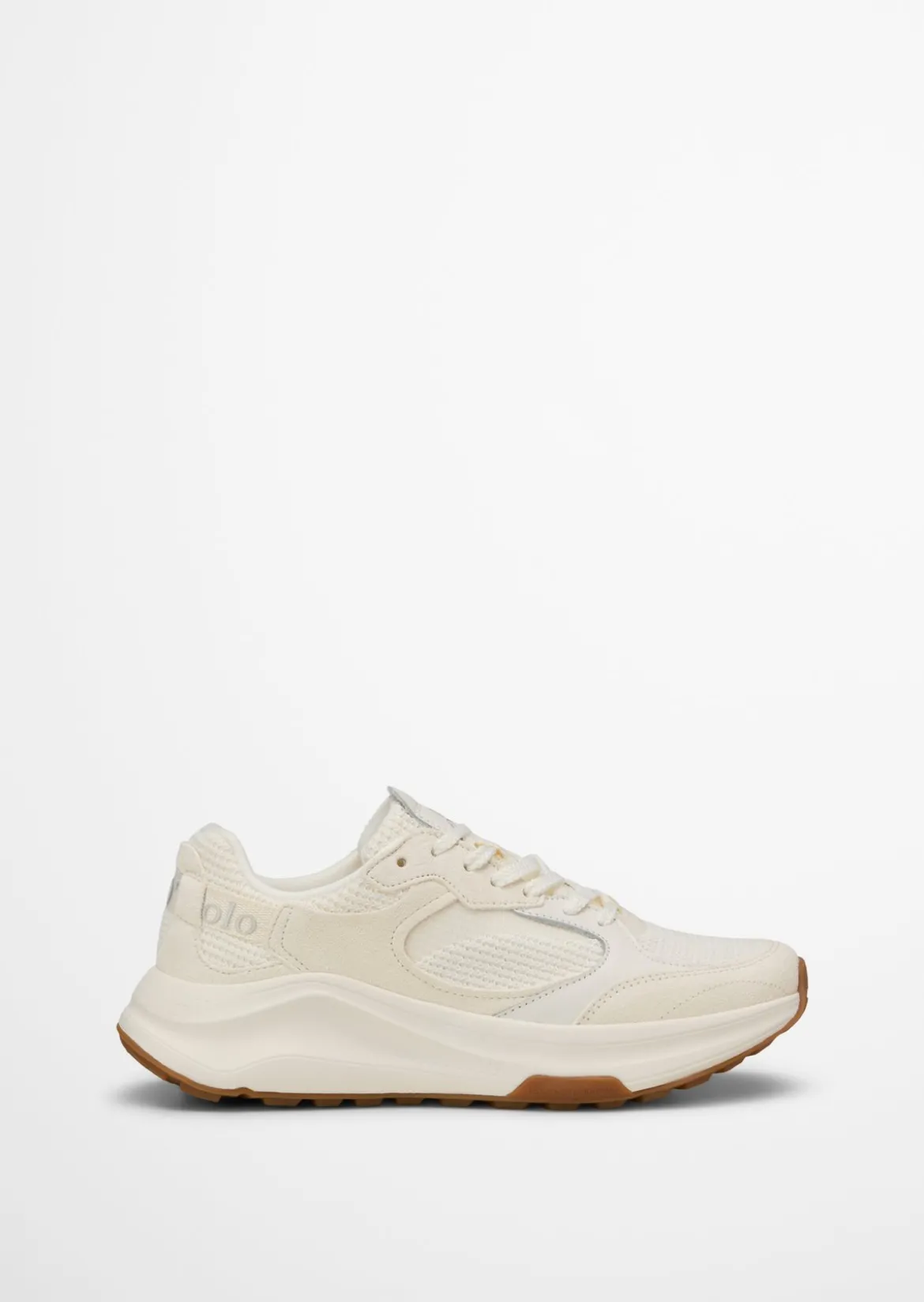 Sneaker Model Liv aus Rindleder mit Mesh-Einsatz