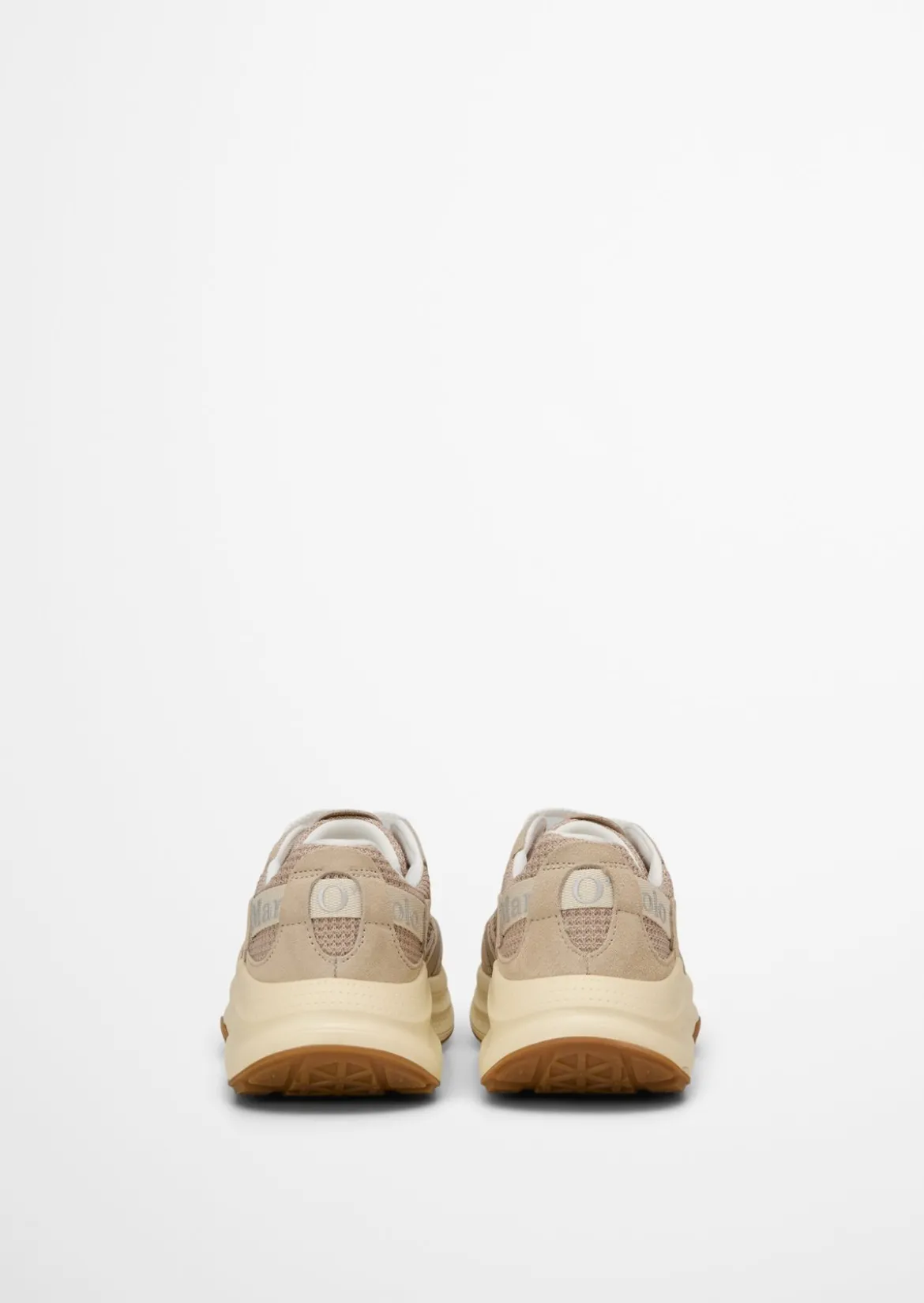 Sneaker Model Liv aus Rindleder mit Mesh-Einsatz