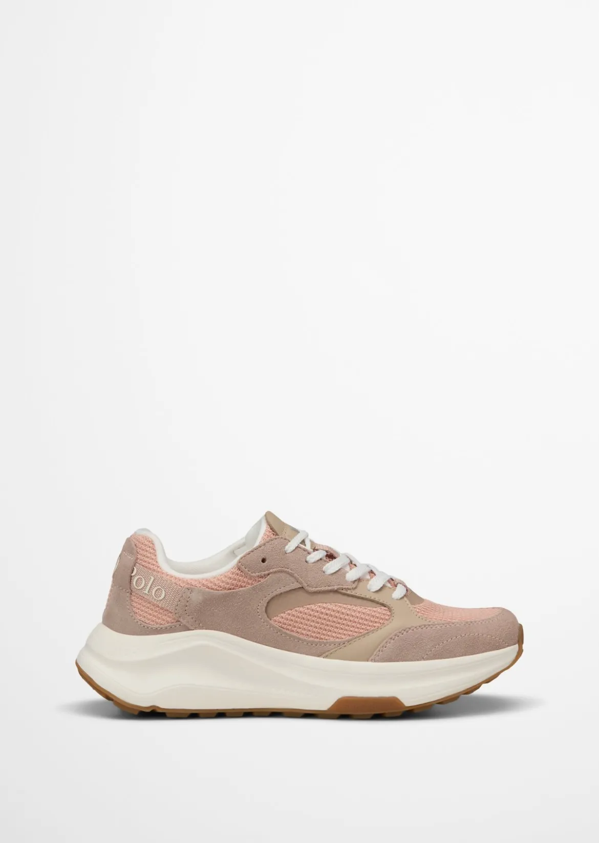 Sneaker Model Liv aus Rindleder mit Mesh-Einsatz