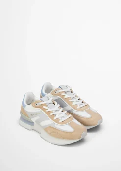 Sneaker Model Mara aus Veloursleder und Mesh