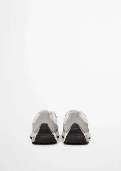 Sneaker Model Maxi aus Rindleder und recyceltem Polyester