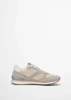 Sneaker Model Maxima aus Rindleder und recyceltem Polyester