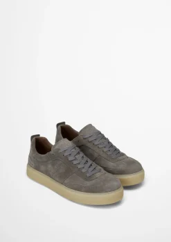 Sneaker Model Zen aus geöltem Veloursleder
