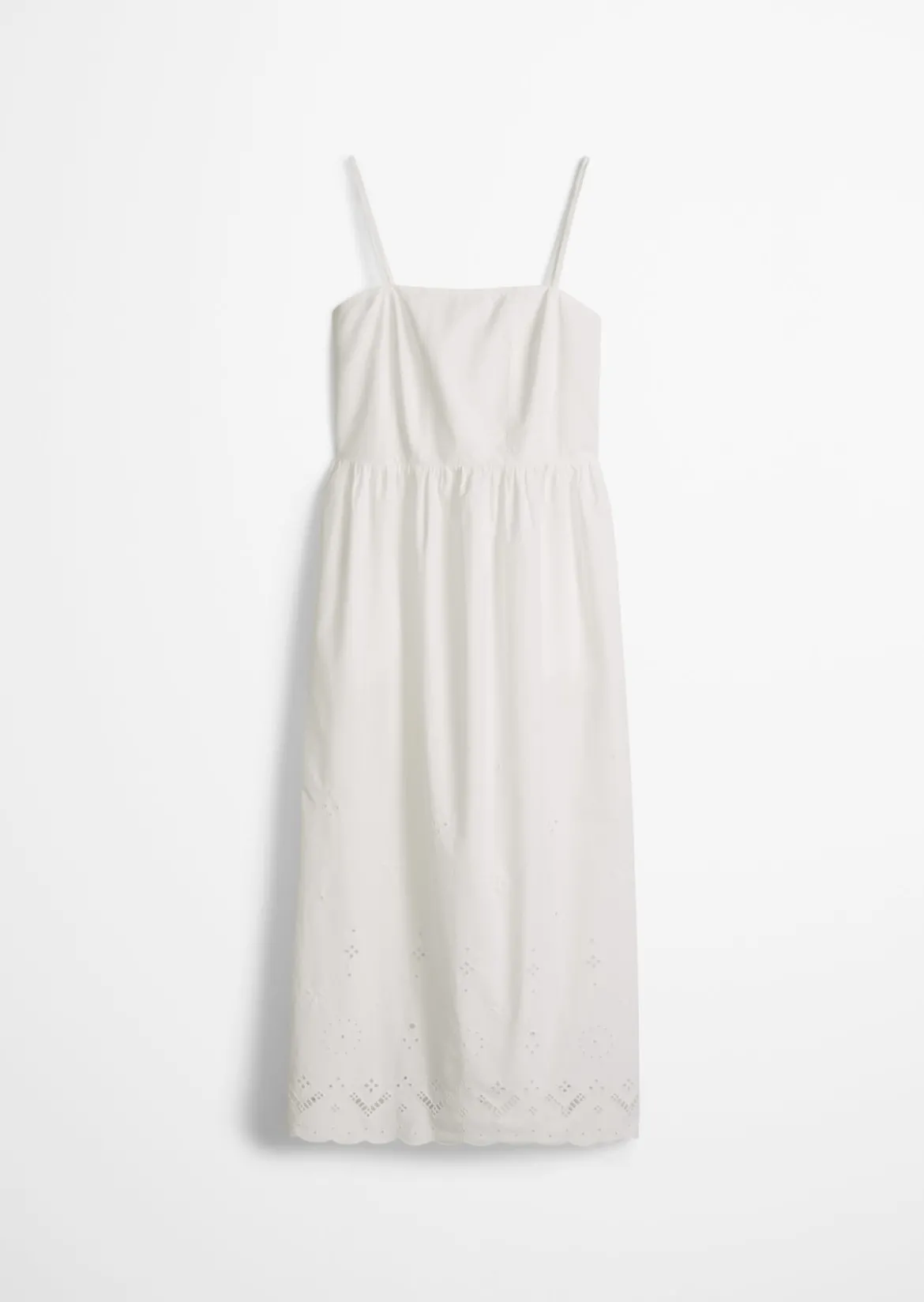Spitzenkleid slim mit Broderie Anglaise