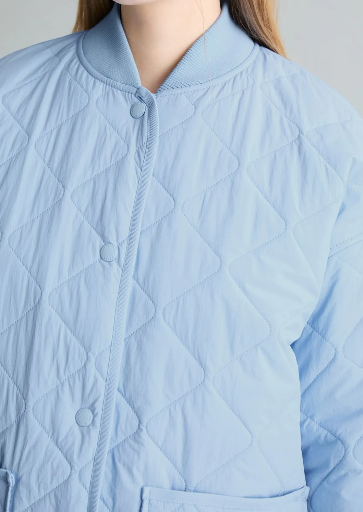 Steppjacke regular aus recyceltem Nylon