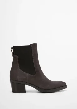 Stiefelette im Western-Stil mit Innenzipper