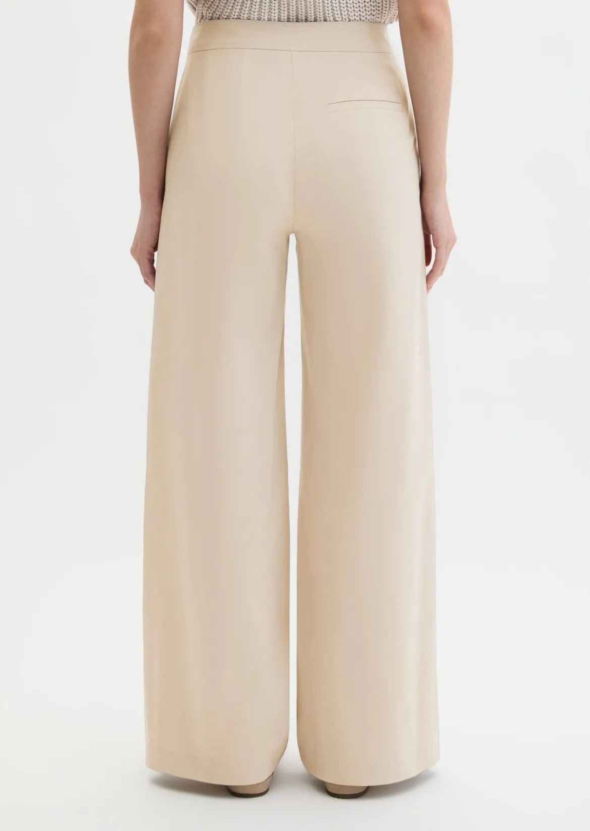 Straight Leg Pants aus Clean Cotton Twill