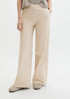 Straight Leg Pants aus Clean Cotton Twill