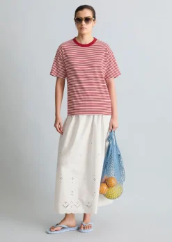 Streifen-T-Shirt regular aus Organic Cotton