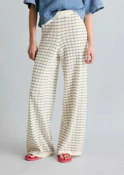 Strickhose wide aus Organic Cotton
