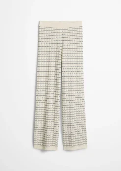 Strickhose wide aus Organic Cotton