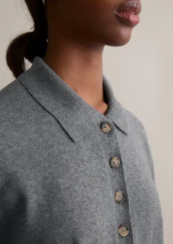 Strickpolo relaxed aus Soft Cotton Stretch