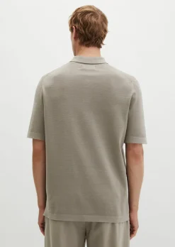 Strick-Poloshirt DFB Travel Collection aus reiner Bio-Baumwolle