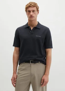 Strick-Poloshirt DFB Travel Collection aus reiner Bio-Baumwolle