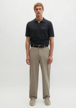 Strick-Poloshirt DFB Travel Collection aus reiner Bio-Baumwolle