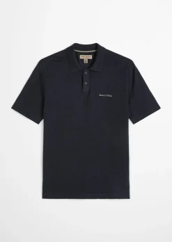 Strick-Poloshirt DFB Travel Collection aus reiner Bio-Baumwolle
