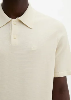 Strick-Poloshirt regular aus zertifizierter Bio-Baumwolle