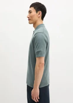 Strick-Poloshirt regular aus zertifizierter Bio-Baumwolle