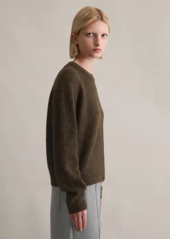 Strickpullover relaxed aus kuscheligem Alpakawolle-Mix