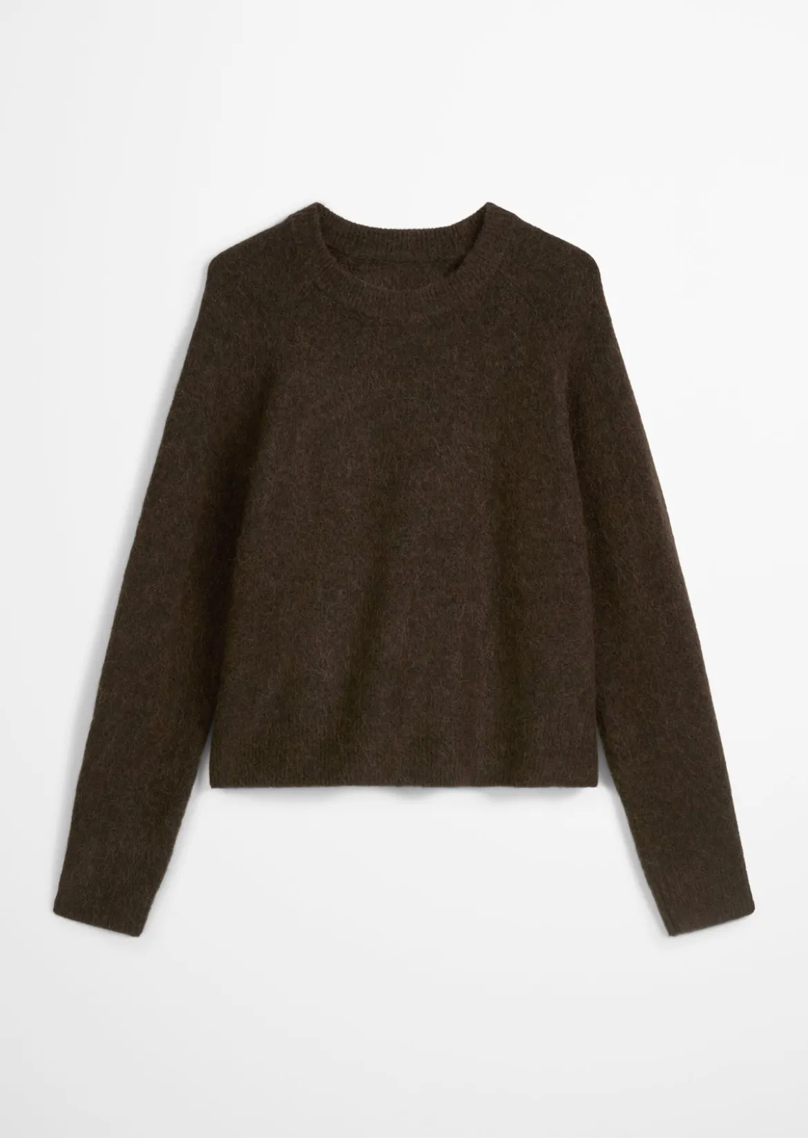 Strickpullover relaxed aus kuscheligem Alpakawolle-Mix