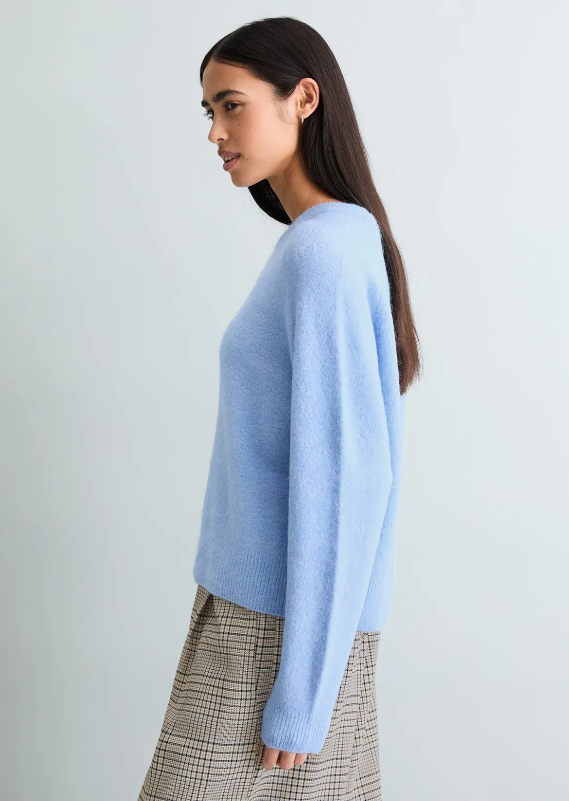 Strickpullover relaxed aus kuscheligem Alpakawolle-Mix